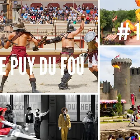 Jolie M'home - Maison 15 Pers, 5 Sdb, 5 Wc, Proche Puy Du Fou Dom wakacyjny